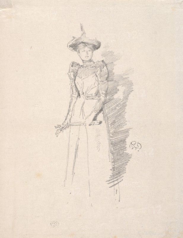 Gants de Suede, 1890. Creator: James McNeill Whistler (American, 1834-1903).