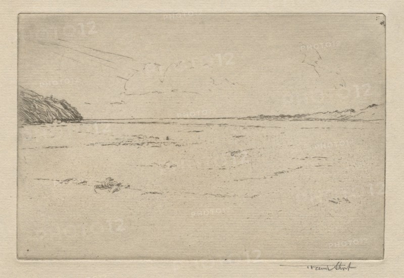 Gathering the Flock on Maxwellbank, No. 2, 1892. Creator: Frank Short (British, 1857-1945).