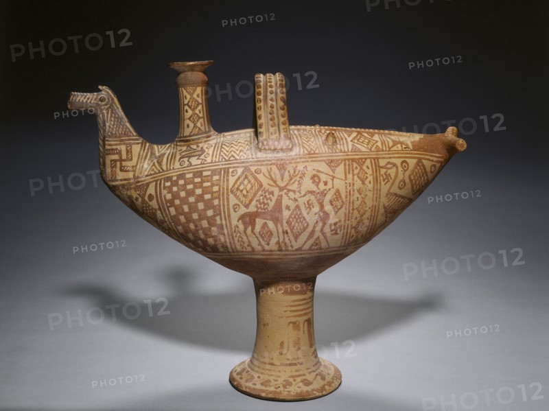 Geometric Bird Askos, c. 700 BC. Creator: Unknown.