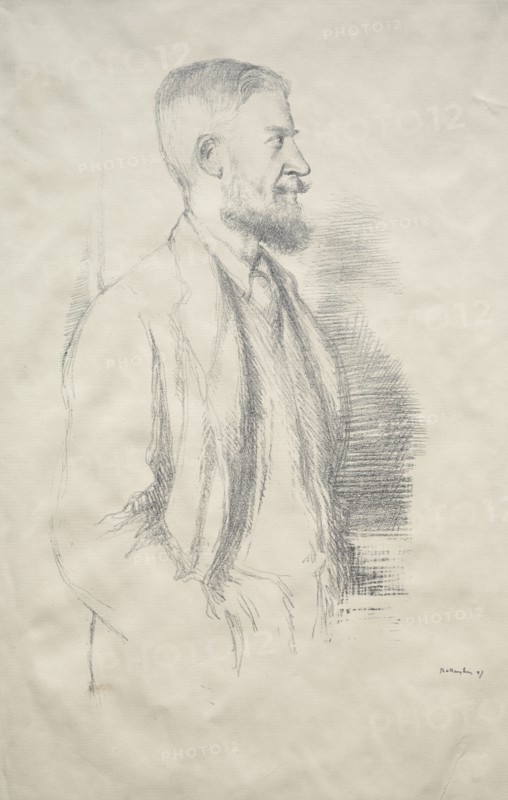 George Bernard Shaw, 1897. Creator: William Rothenstein (British, 1872-1945).