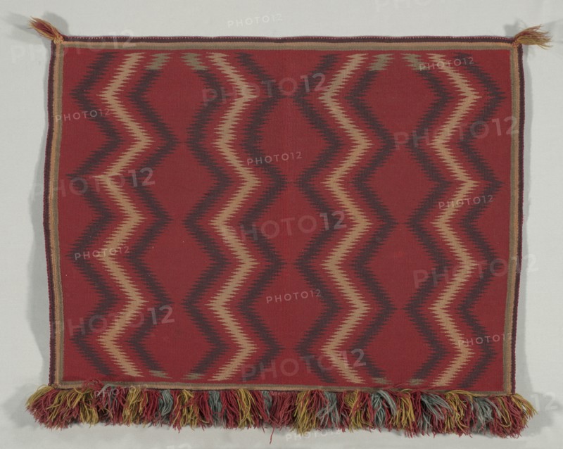 Germantown Eyedazzler Saddle Throw , c.1875. Creator: Unknown.