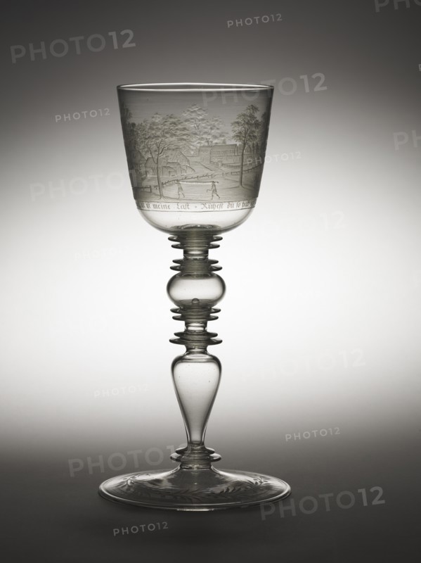 Goblet, c. 1680. Creator: Hermann Schwinger (German, 1640-1683).