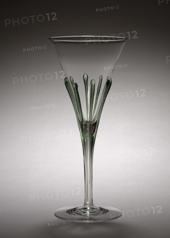 Goblet, c. 1900. Creator: Harry Powell (British, 1835-1922); Whitefriars Glasshouse (British).