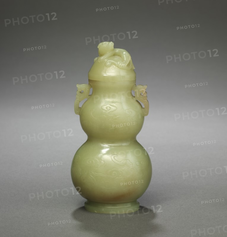 Gourd-Shaped Vase, late 1700s. Creator: Unknown.