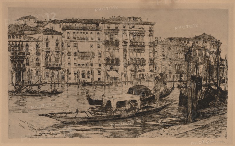 Grand Canal, Venice, 1889. Creator: Frank Duveneck (American, 1848-1919); Frederick Keppel.