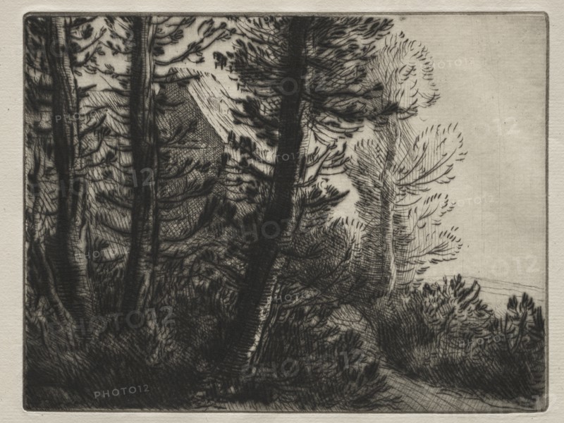 Guard House. Creator: Alphonse Legros (French, 1837-1911).