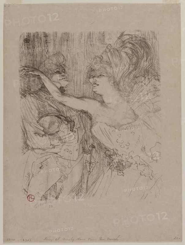 Guy and Mealy, in "Paris qui Marche", 1898. Creator: Henri de Toulouse-Lautrec (French, 1864-1901).