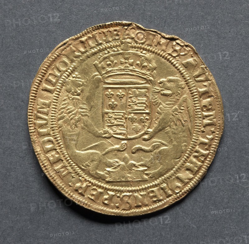 Half Sovereign (reverse), 1544-1547. Creator: Unknown.