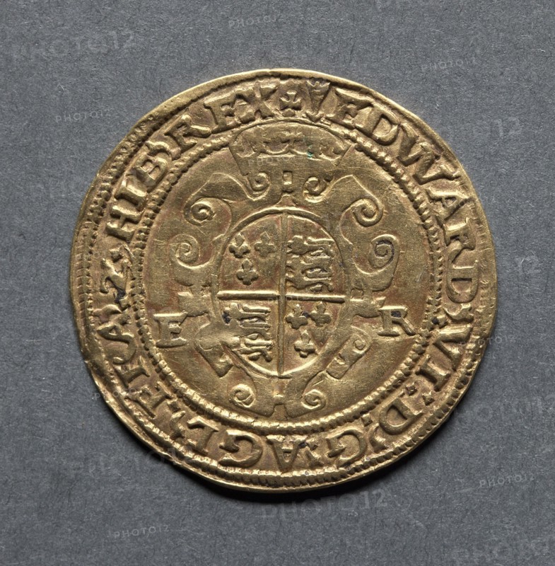 Half Sovereign (reverse), 1549-1550. Creator: Unknown.