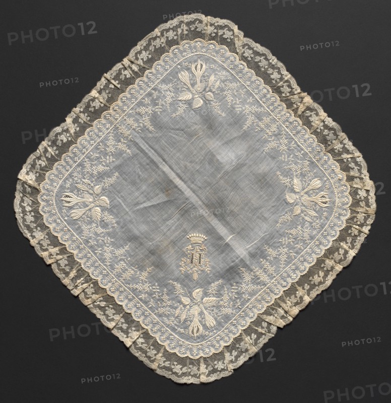 Handkerchief, 1800s. Creator: Unknown.