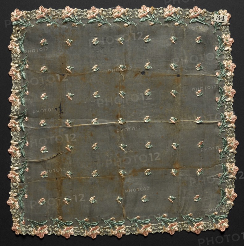 Handkerchief, 1889. Creator: Unknown.