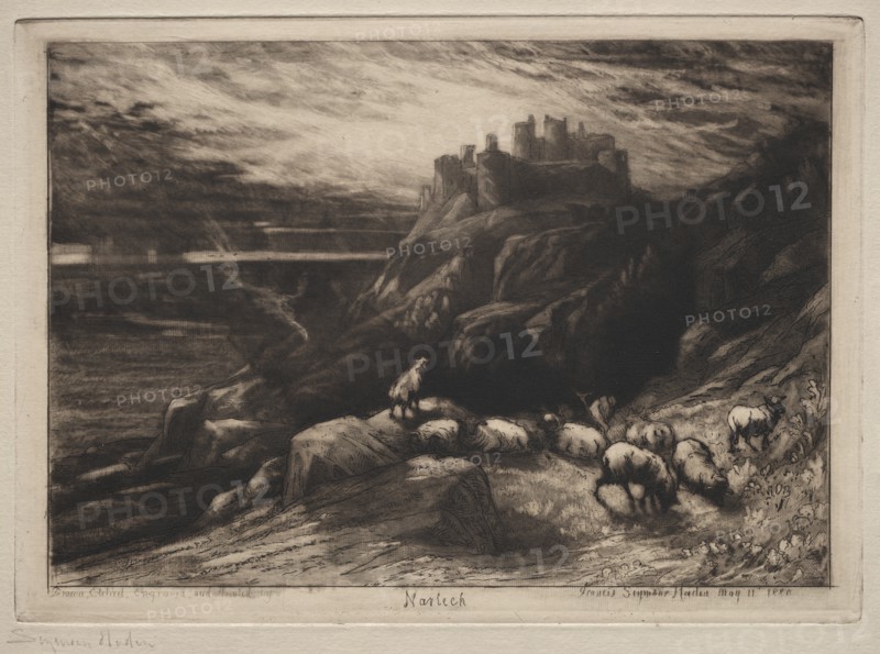 Harlech, 1880. Creator: Francis Seymour Haden (British, 1818-1910).