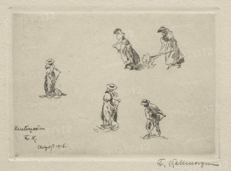 Haymakers, 1916. Creator: Friedrich Kallmorgan (German, 1856-1924).