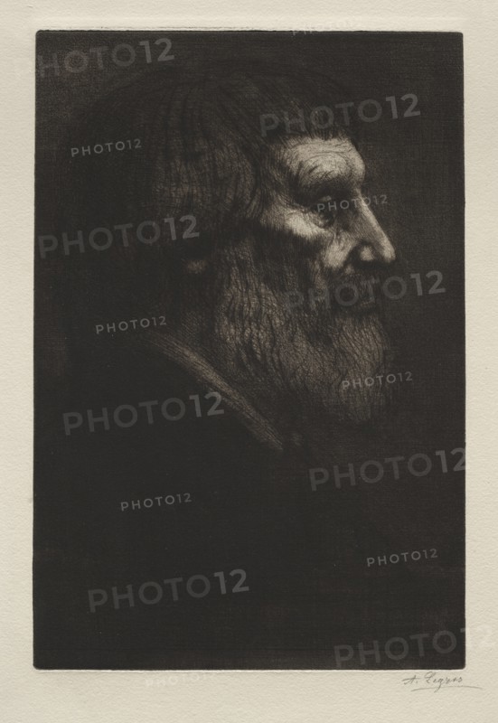 Head of a Man. Creator: Alphonse Legros (French, 1837-1911).