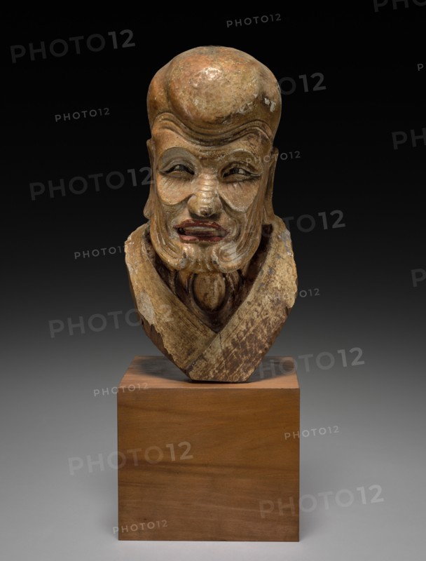 Head of a Patriarch, Ming dynasty (1368-1644) or earlier. Creator: Unknown.