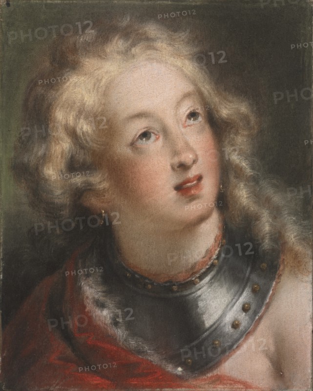 Head of a Woman, first half 18th century. Creator: Rosalba Carriera (Italian, 1675-1757).
