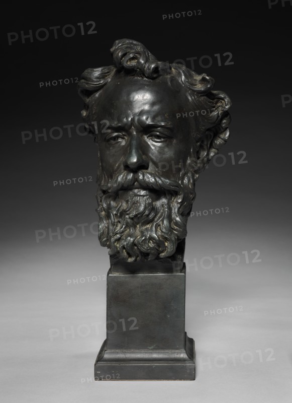 Head of Alphonse Legros, c. 1876. Creator: Jules Dalou (French, 1838-1902).