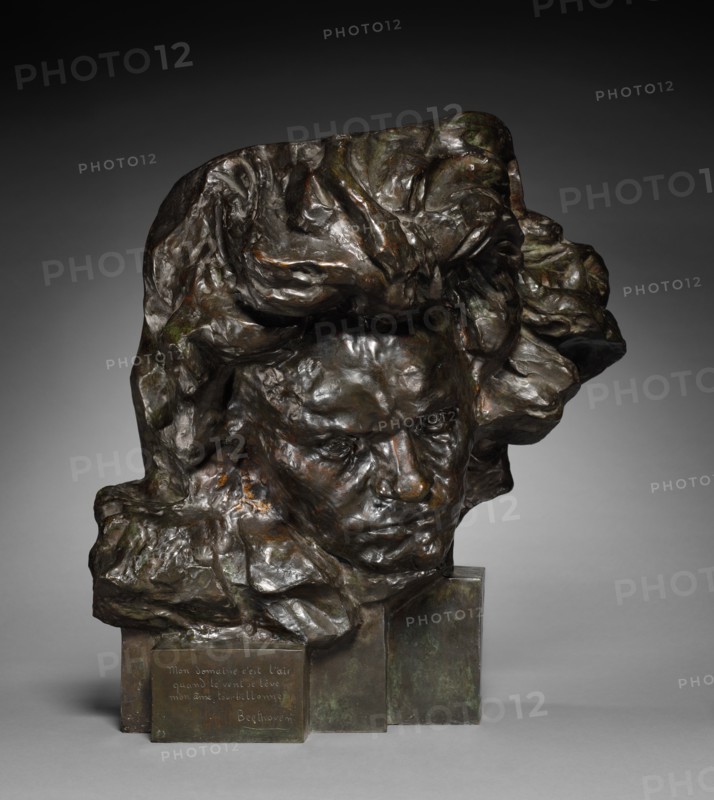 Head of Beethoven, 1891. Creator: Emile Antoine Bourdelle (French, 1861-1929).