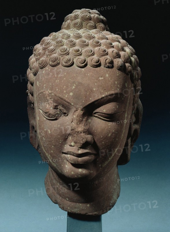 Head of Buddha, 400s. Creator: Unknown.