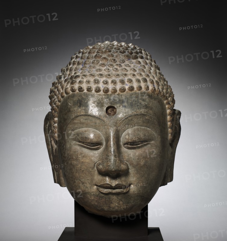 Head of Buddha, c. 570. Creator: Unknown.