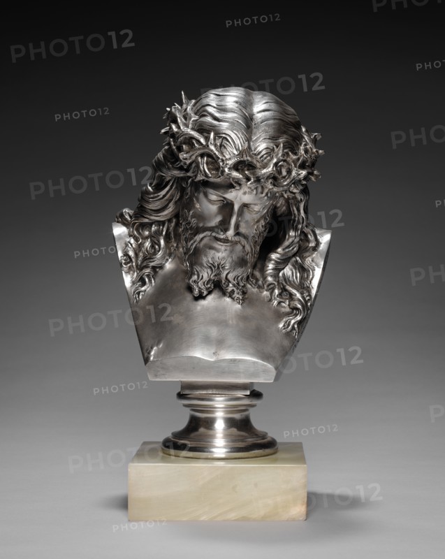 Head of Christ, 1867. Creator: Jean-Baptiste Clésinger (French, 1814-1883).