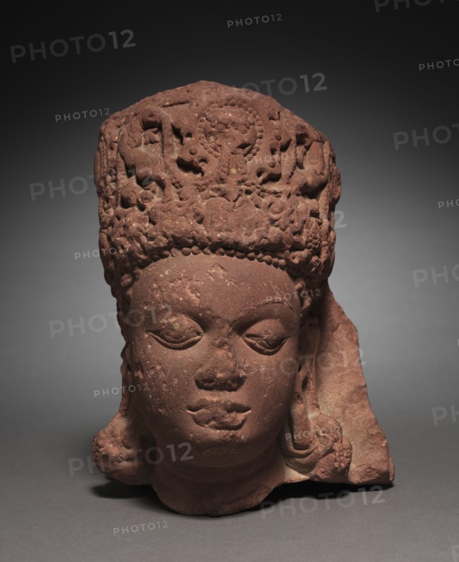 Head of Vishnu, 400s. Creator: Unknown.