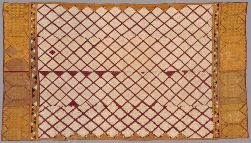 Head Shawl ("Phulkari"), 1800s. Creator: Unknown.