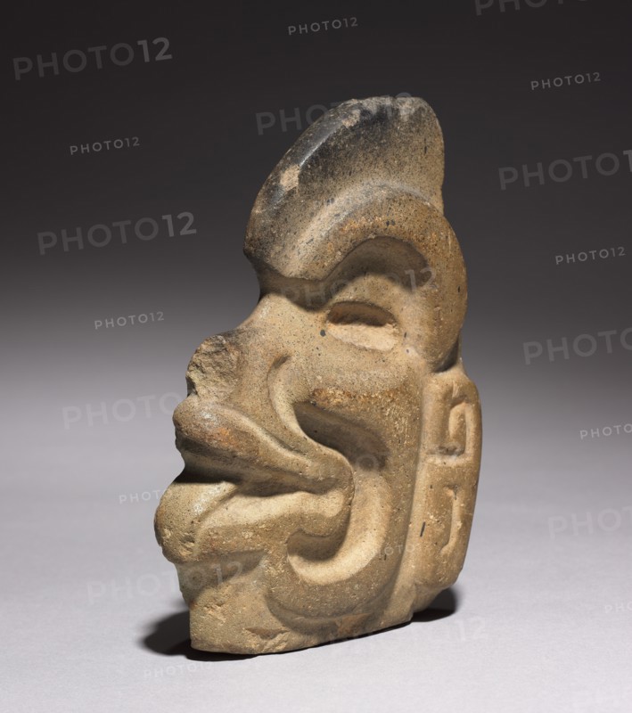Head-Shaped Hacha, 400-950. Creator: Unknown.