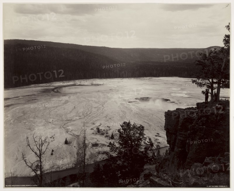 Hell's Half Acre, Prismatic Springs, c. late 1880s. Creator: Frank Jay Haynes (American, 1853-1921).