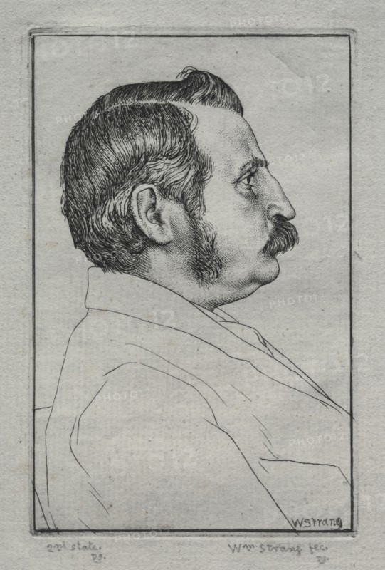 Henry Austin Dobson, No. 2, 1894. Creator: William Strang (British, 1859-1921).