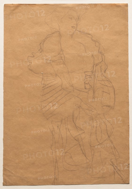 Hermine Gallia, c. 1903. Creator: Gustav Klimt (Austrian, 1862-1918).