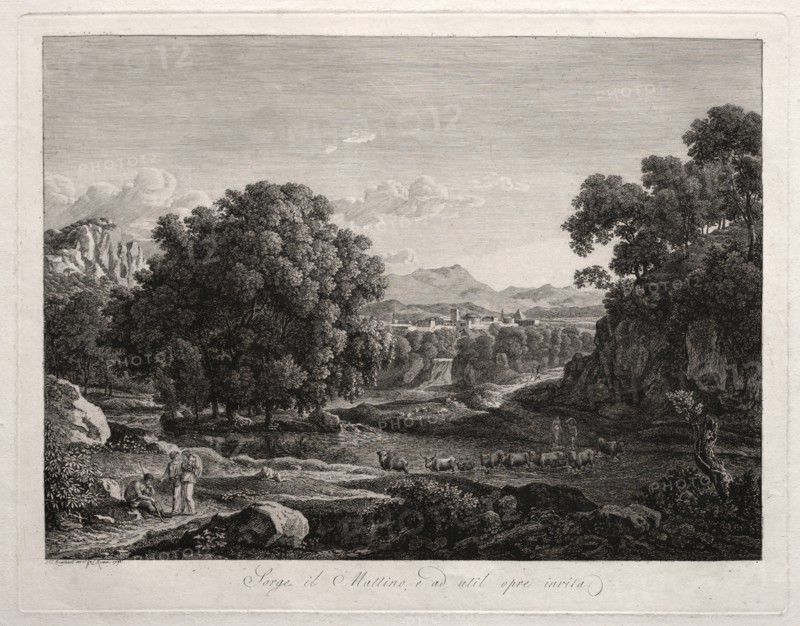 Heroic Landscape, 1795. Creator: Johann Christian Reinhart (German, 1761-1847).