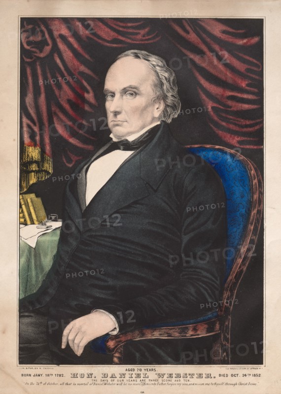 Hon. Daniel Webster, Aged 70 Years. Creator: James Merritt Ives (American, 1824-1895), and ; Nathaniel Currier (American, 1813-1888).