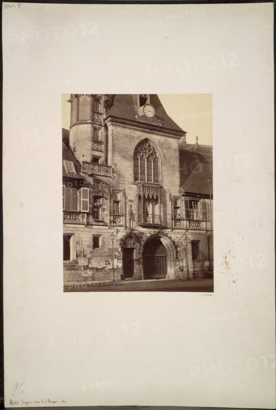 Hotel Jacques Coeur at Bourges, c. 1865. Creator: Constant Alexandre Famin (French, 1827-1888).