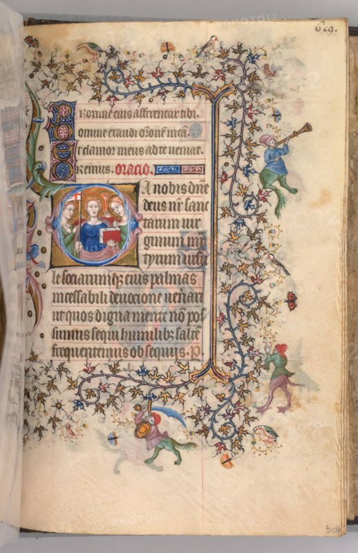 Hours of Charles the Noble, King of Navarre (1361-1425), fol. 303r, The Virgin Martyrs, c. 1405. Creator: Master of the Brussels Initials and Associates (French).