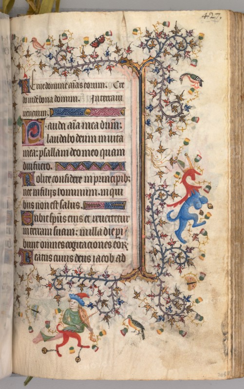 Hours of Charles the Noble, King of Navarre (1361-1425): fol. 208r, Text, c. 1405. Creator: Master of the Brussels Initials and Associates (French).