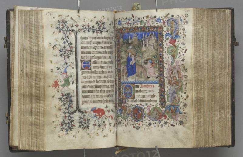 Hours of Charles the Noble, King of Navarre (1361-1425): fol. 87v, Text, c. 1405. Creator: Master of the Brussels Initials and Associates (French).