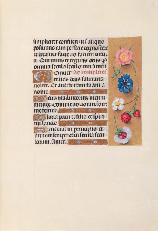 Hours of Queen Isabella the Catholic, Queen of Spain: Fol. 22r, c. 1500. Creator: Master of the First Prayerbook of Maximillian (Flemish, c. 1444-1519); Associates, and.
