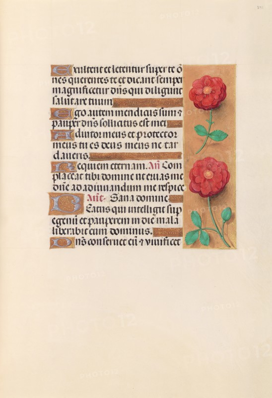 Hours of Queen Isabella the Catholic, Queen of Spain: Fol. 241r, c. 1500. Creator: Master of the First Prayerbook of Maximillian (Flemish, c. 1444-1519); Associates, and.