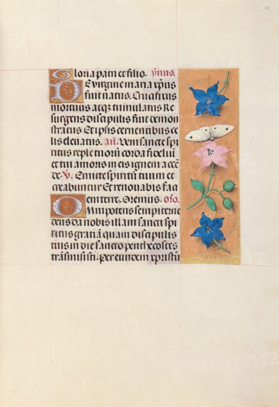 Hours of Queen Isabella the Catholic, Queen of Spain: Fol. 33r, c. 1500. Creator: Master of the First Prayerbook of Maximillian (Flemish, c. 1444-1519); Associates, and.