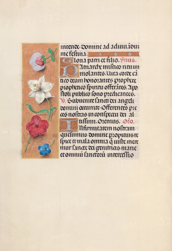 Hours of Queen Isabella the Catholic, Queen of Spain: Fol. 39v, c. 1500. Creator: Master of the First Prayerbook of Maximillian (Flemish, c. 1444-1519); Associates, and.