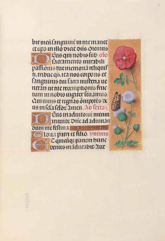 Hours of Queen Isabella the Catholic, Queen of Spain: Fol. 46r, c. 1500. Creator: Master of the First Prayerbook of Maximillian (Flemish, c. 1444-1519); Associates, and.