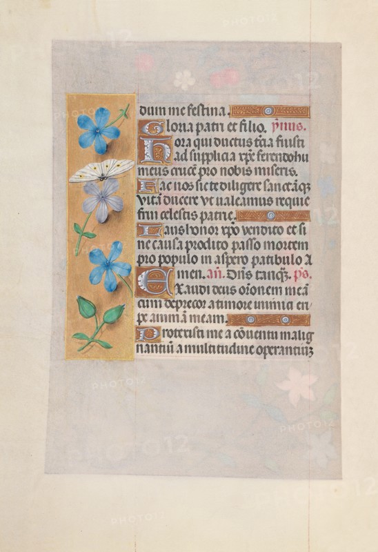 Hours of Queen Isabella the Catholic, Queen of Spain: Fol. 63v, c. 1500. Creator: Master of the First Prayerbook of Maximillian (Flemish, c. 1444-1519); Associates, and.