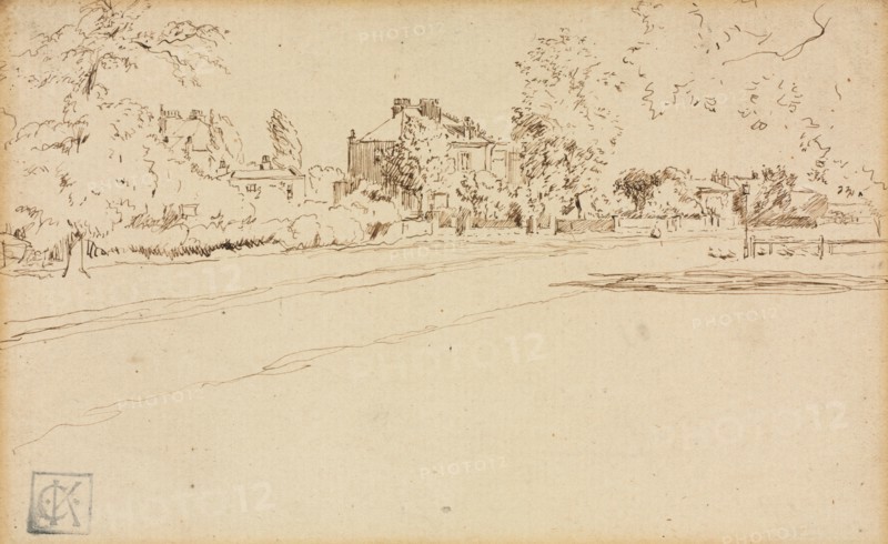 House in Hammersmith. Creator: Charles Samuel Keene (British, 1823-1891).