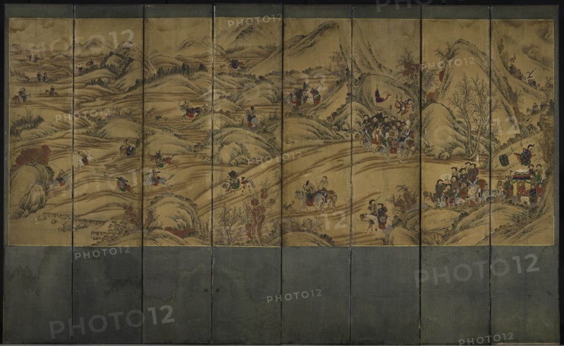 Hunting Scene, 1800s. Creator: Unknown.
