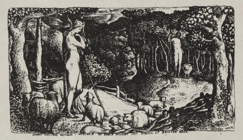 Ideal Pastoral Life, 1829. Creator: Edward Calvert (British, 1799-1883).