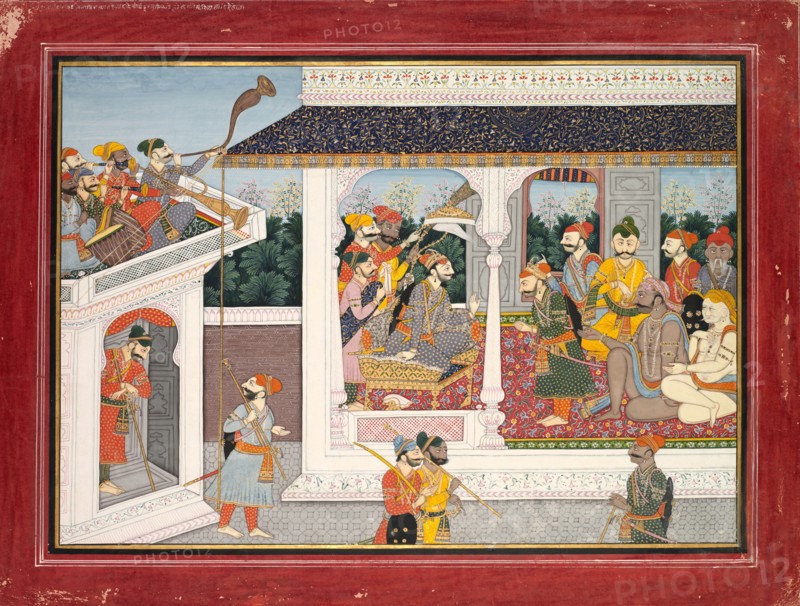 Illustration to the Tenth and Eleventh Book of Purana, c. 1830. Creator: Unknown.