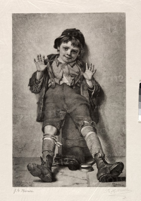 Im Perfectly Happy, 1886. Creator: Richard Alexander Muller (American).