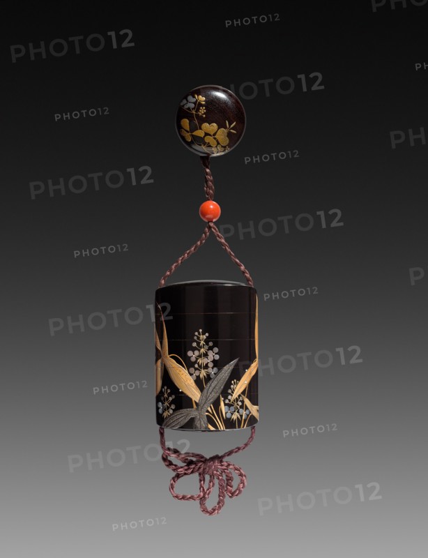 Inro, Ojime, Netsuke, later 1800s. Creator: Shibata Zeshin (Japanese, 1807-1891).