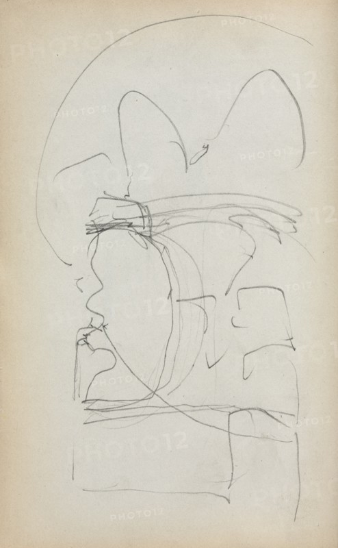 Italian Sketchbook: Abstract Sketch (page 5), 1898-1899. Creator: Maurice Prendergast (American, 1858-1924).